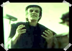 Tim as Frankenstein's monster